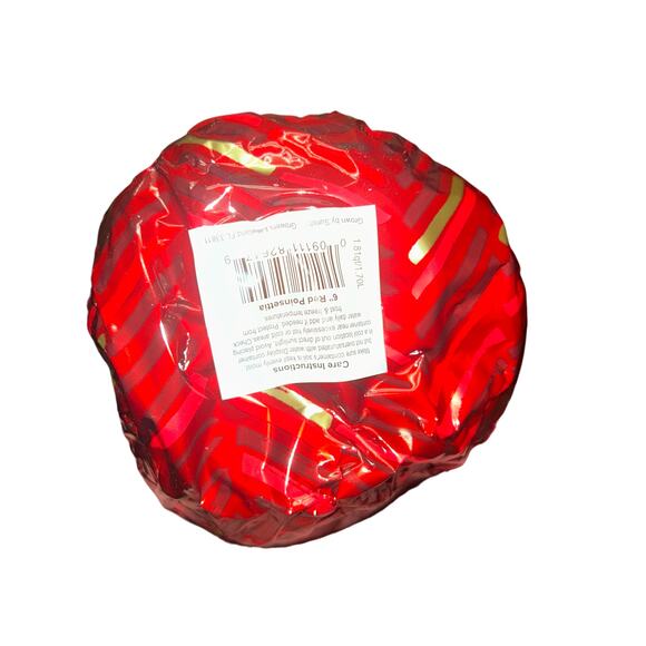 50 NEW Red Gold Christmas Foil Flower Wrappers Plant Pot Covers Wraps Sleeves - Picture 4 of 8